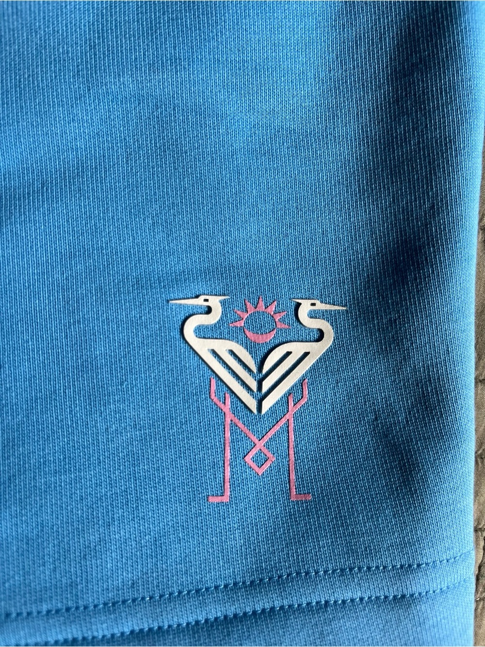 Adidas Men’s Athletic Shorts in Light Blue - Picture 7 of 7